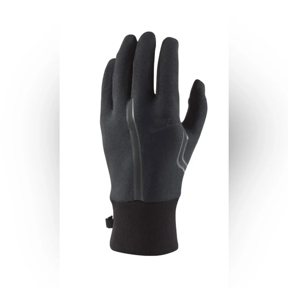 New Nike Men's TECH Fleece Gloves Black Size Large / XL Lightweight L/XL - Picture 1 of 3